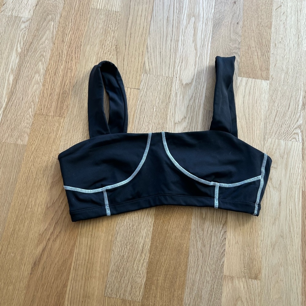 Revolve WeWoreWhat Black Corset Bra Top - Size Small *New Condition*